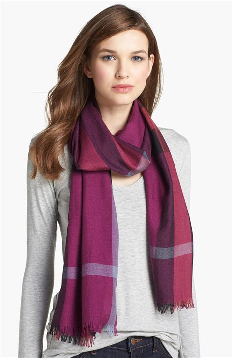 nordstrom rack burberry scarves|Burberry silk scarf.